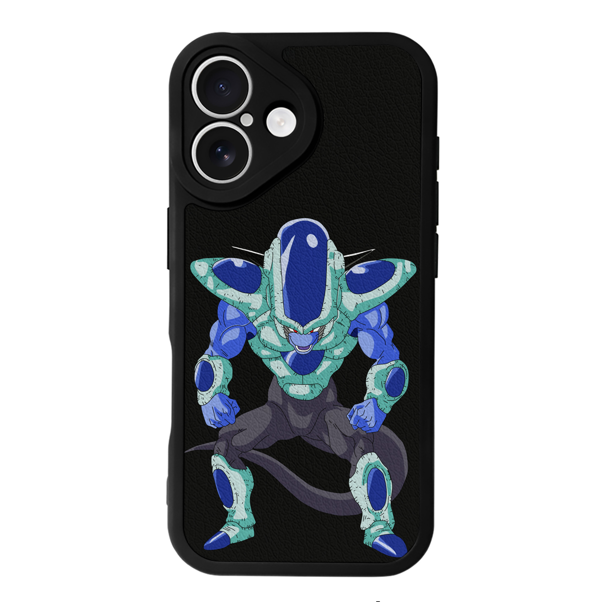 （画像用） ドラゴンボール フリーザ DRAGON BALL Frieza 【iPhone 16シリーズ対応】シリコンスマホケース（レザー調） 材質：シリコン